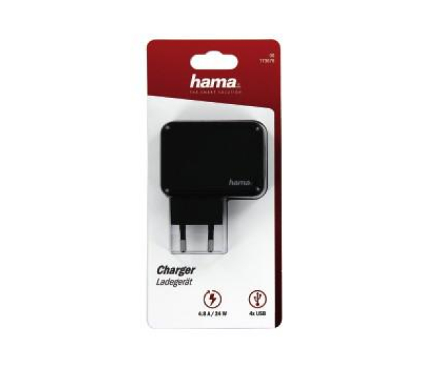 HAMA ŁADOWARKA SIECIOWA USBx4 - 1405124 - zdjęcie 2